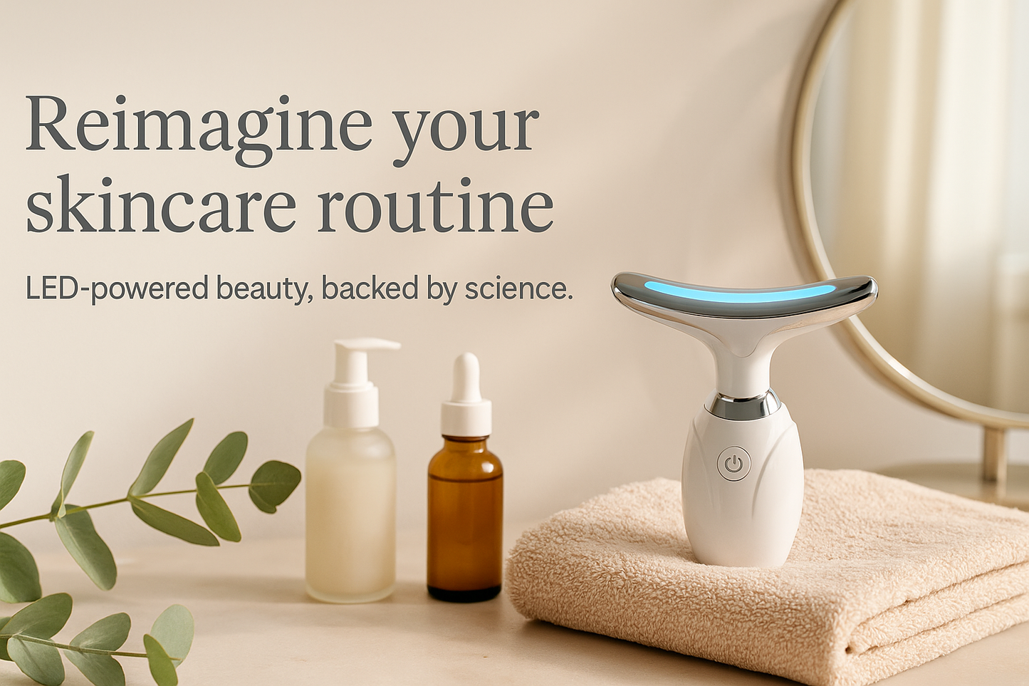 LED Therapy Neck & Face Tool